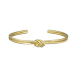 Gold Single Knot Bangle