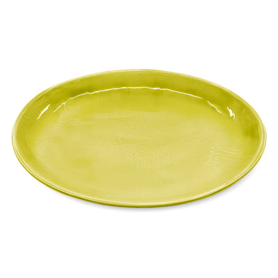 OVAL SERVING - CHARTREUSE