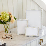 Baubles White 5x7 Photo Frame