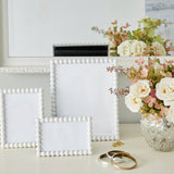 Baubles White 5x7 Photo Frame