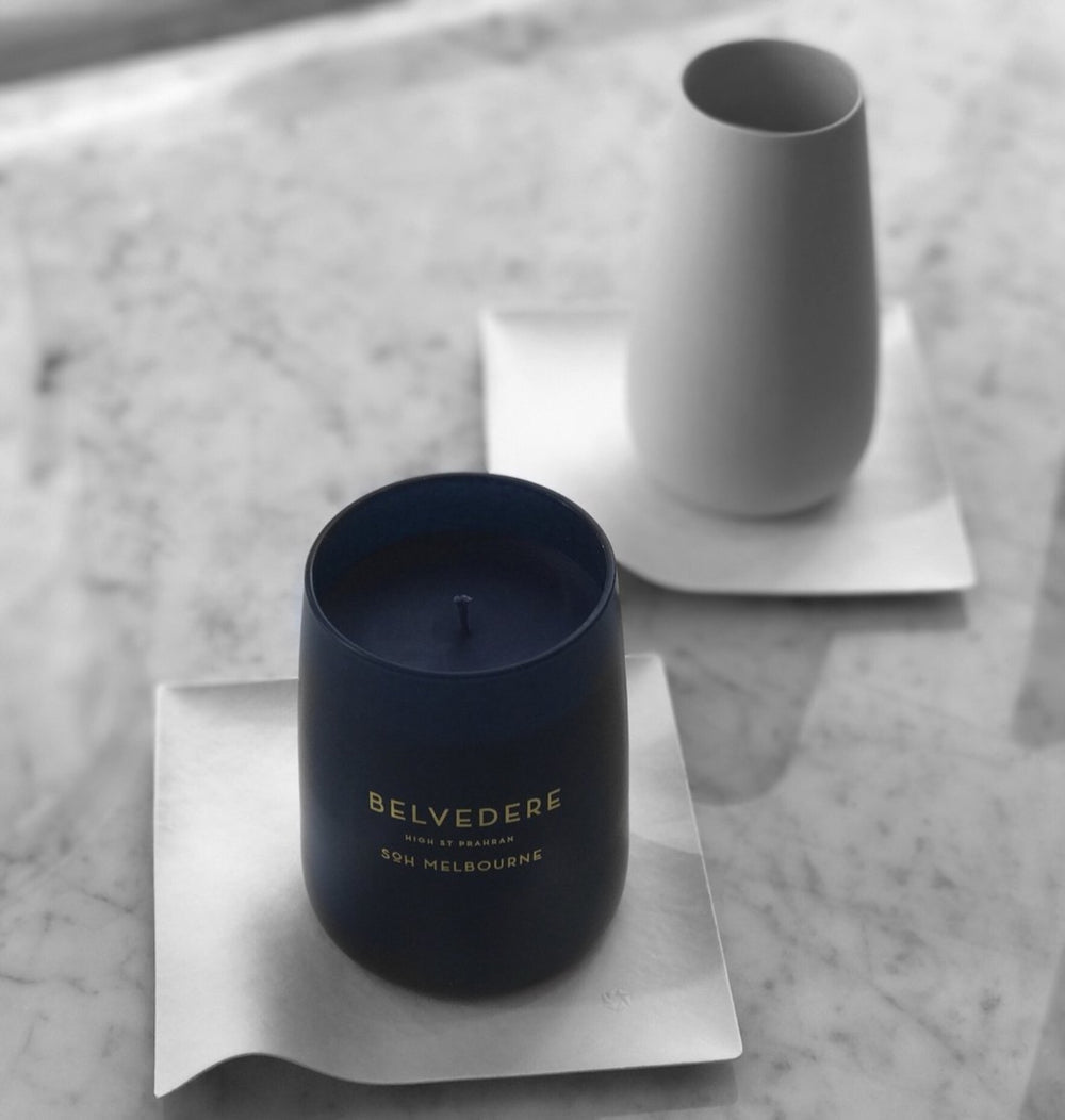 BELVEDERE NAVY MATTE GLASS