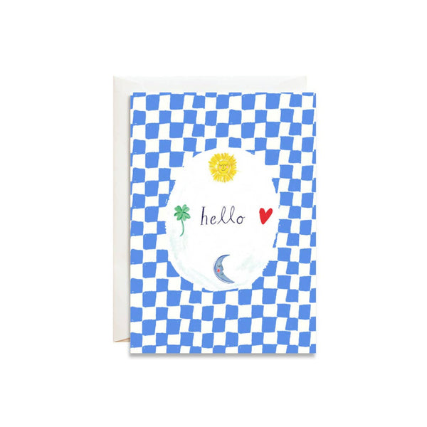MOON SAYS HELLO - PETITE CARD