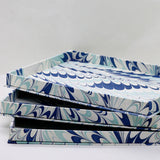 Blue Marbled Trays