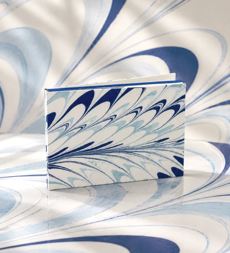 Blue Marbled Notepad