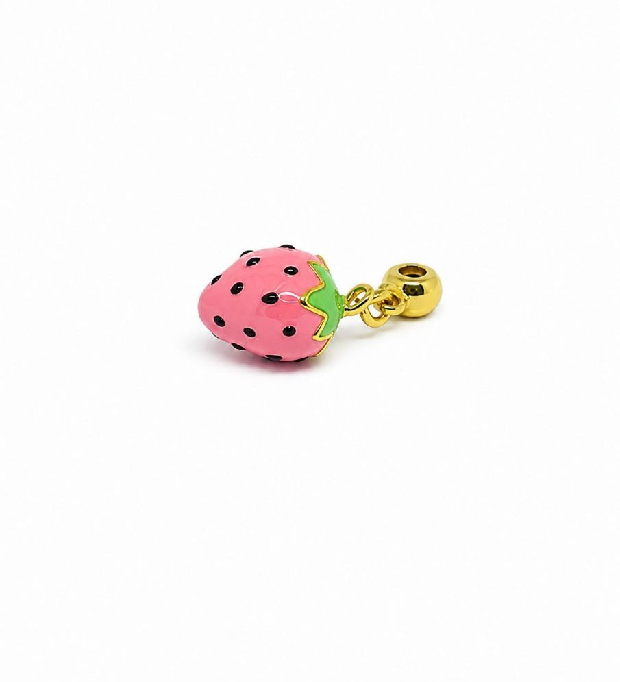 Pink Strawberry Charm