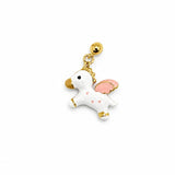 White Pegasus Charm