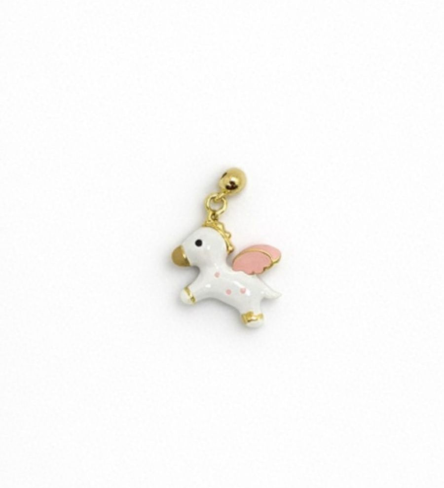 White Pegasus Charm