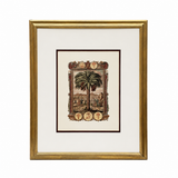 The Palmier Print I | Large Vintage Framed Print