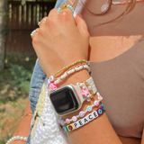 Peace Tile Stretch Bracelet