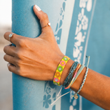 Yellow Daisy Tile Bracelet