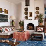 Vintage Voyage Heritage Ottoman