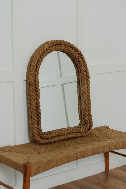 ROPE ARCH MIRROR - NATURAL