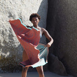 Kuba Summer Beach Towel - Coral