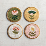 Freya Beaded Coasters Set - Multi