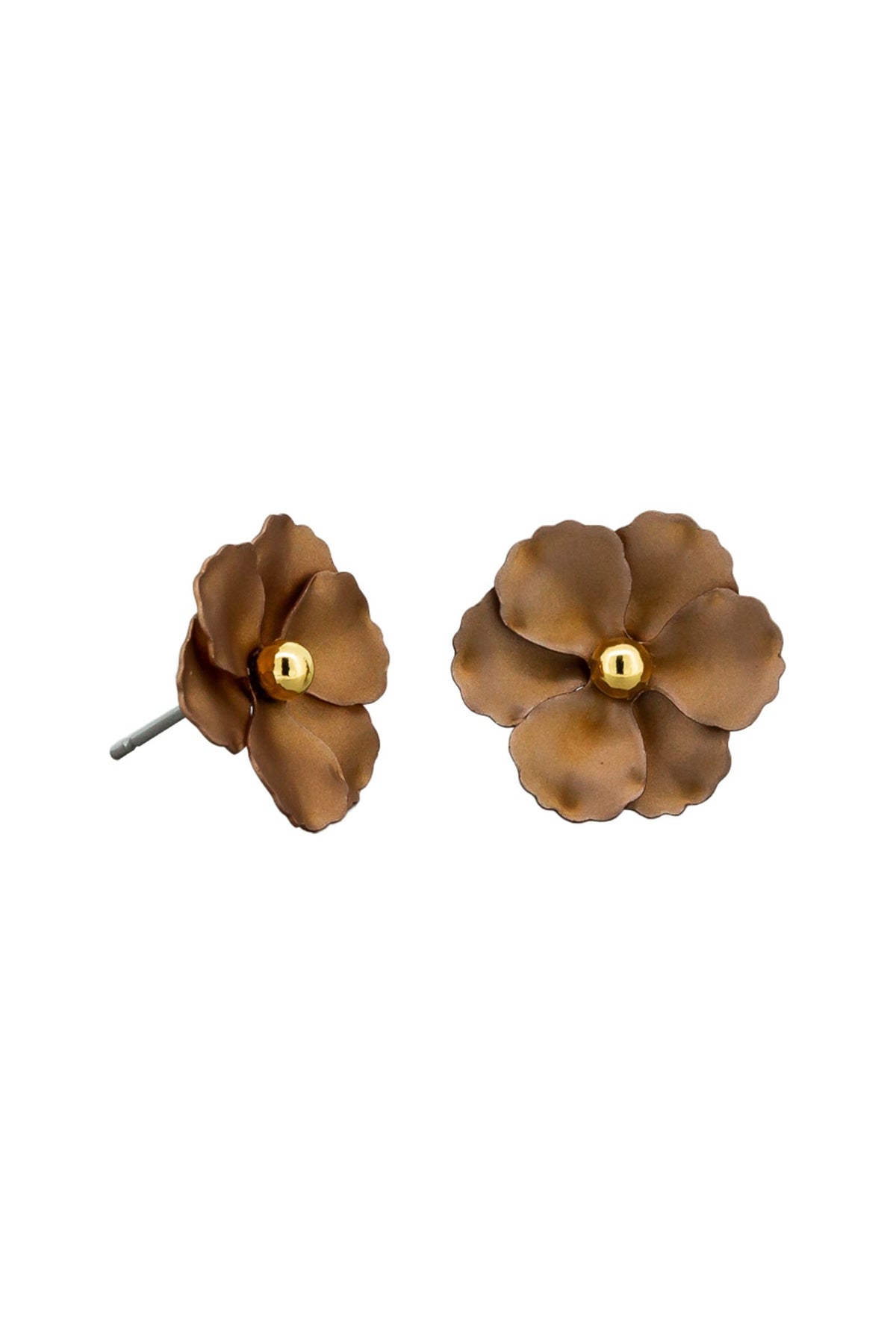 COPPER SHIMMER CHERRY BLOSSOM EARRING