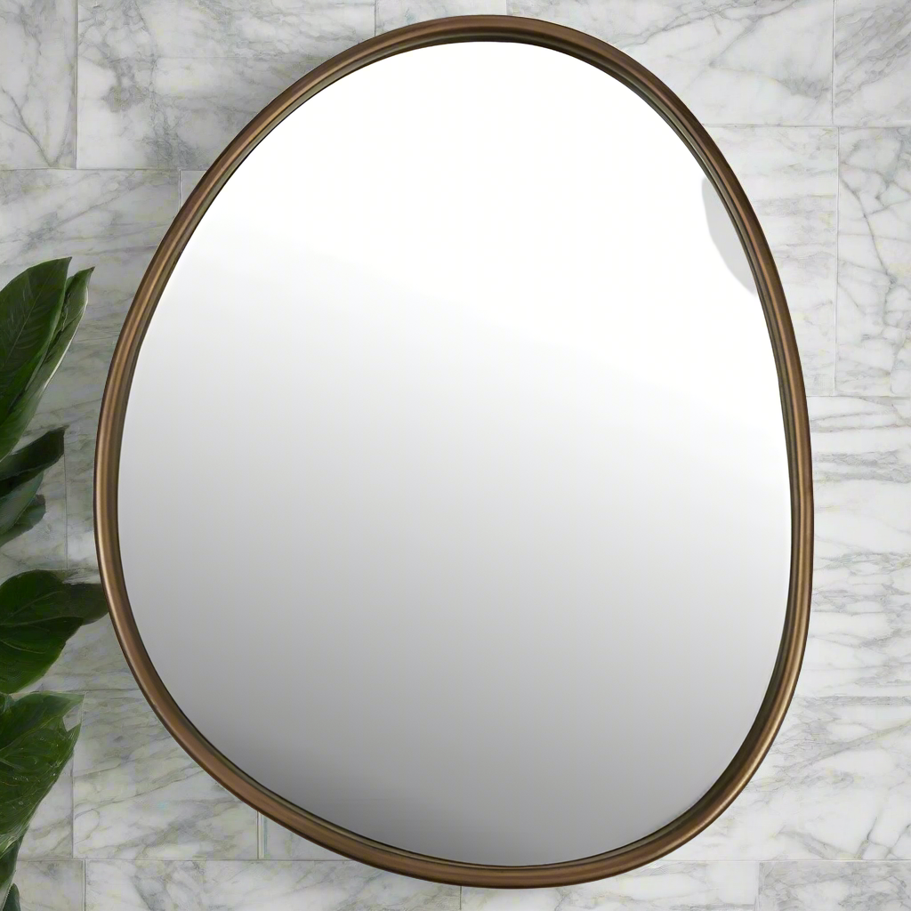 GLOBULE METAL WALL MIRROR