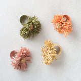 Flora Raffia Napkin Rings
