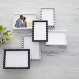 Baubles White 5x7 Photo Frame