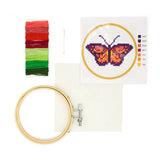 Mini Cross Stitch Kit - Butterfly