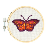 Mini Cross Stitch Kit - Butterfly