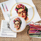 Mini Cross Stitch Kit - Frida