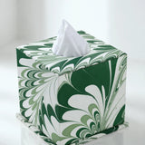 Green Marbled Tissue box