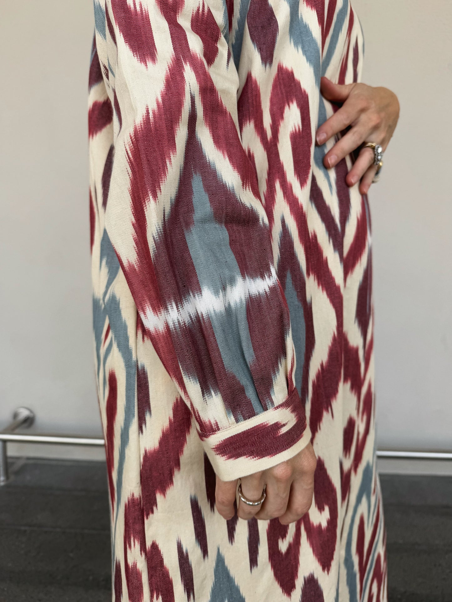 IKAT KAFTAN DRESS