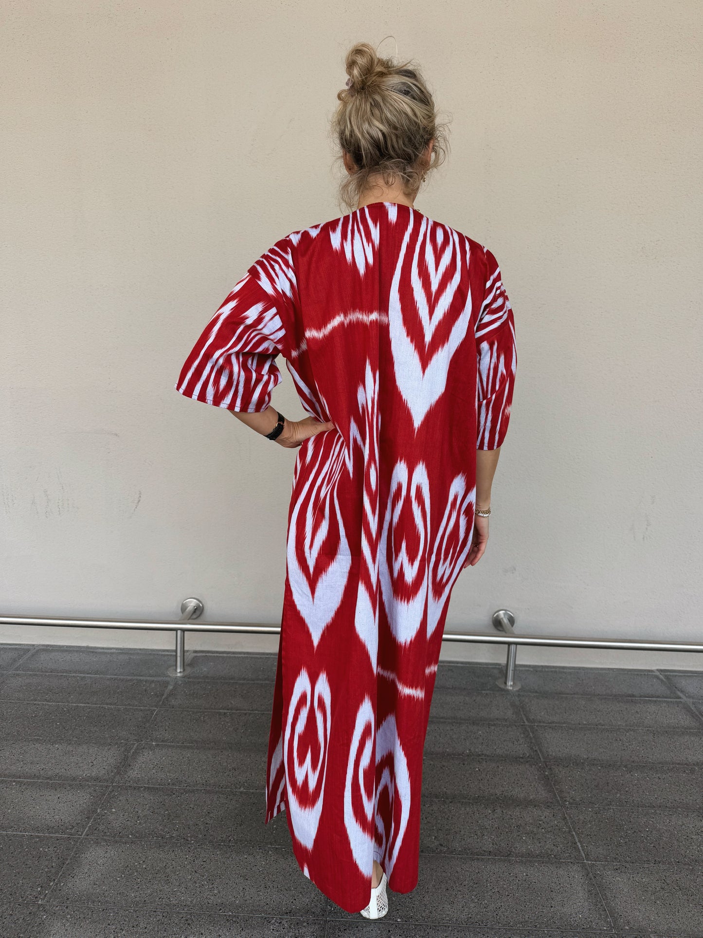 IKAT KAFTAN DRESS