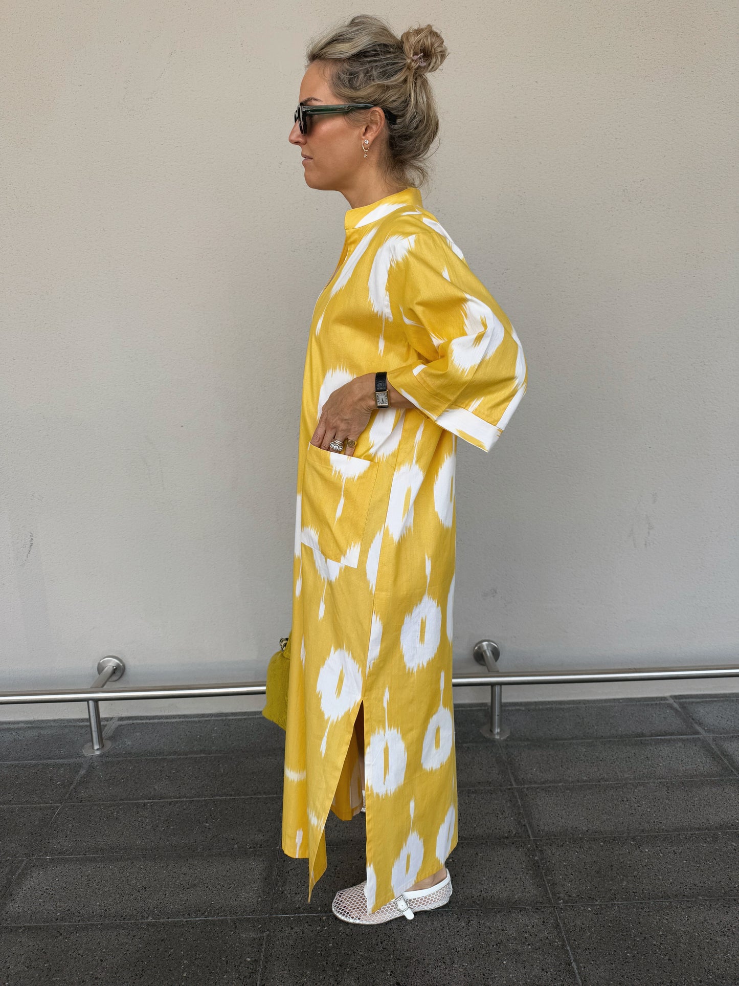 IKAT KAFTAN DRESS