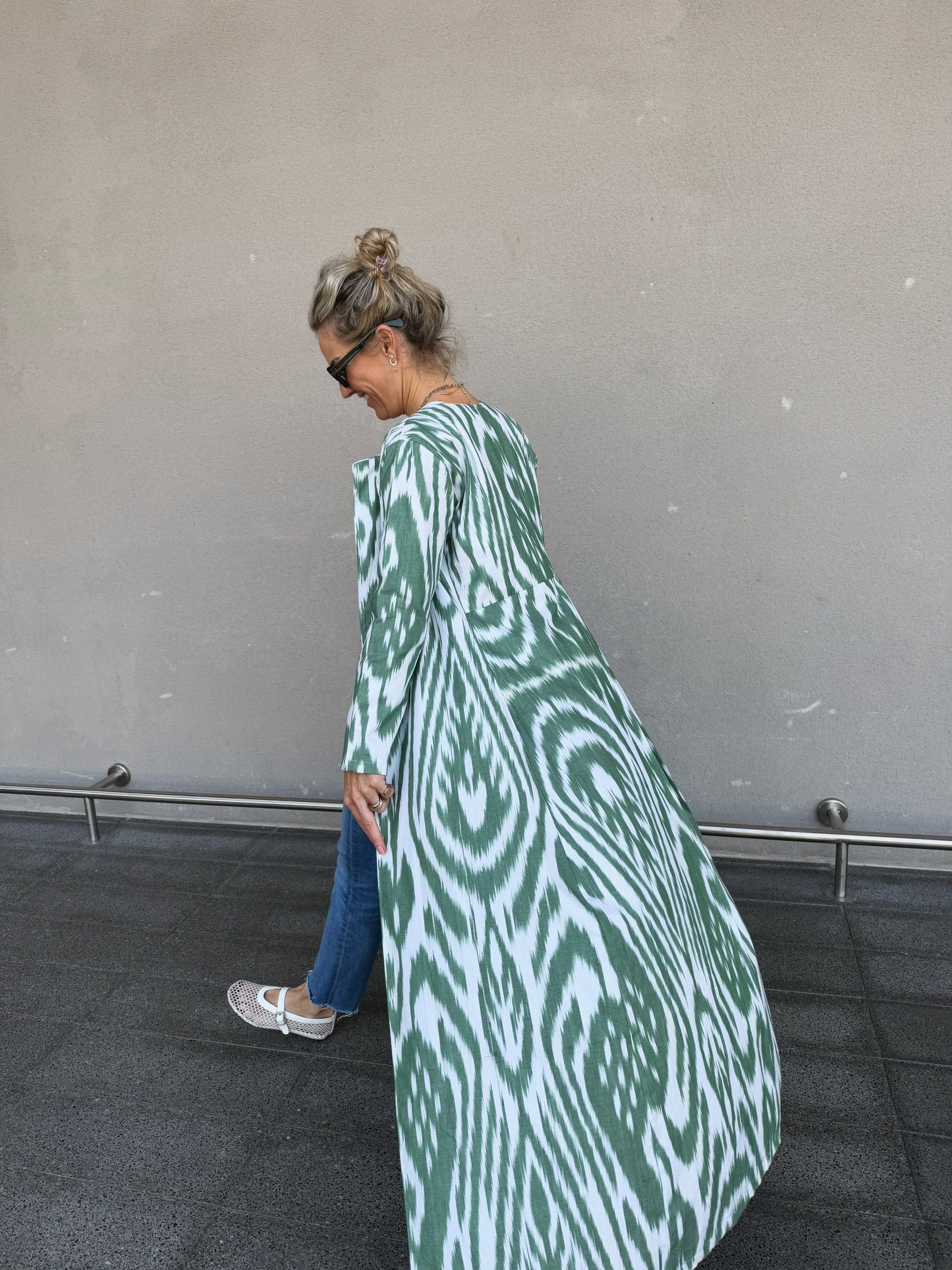 IKAT DRESS COAT