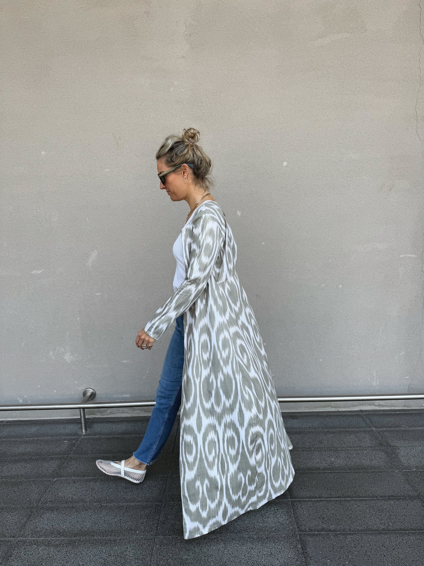 IKAT DRESS COAT