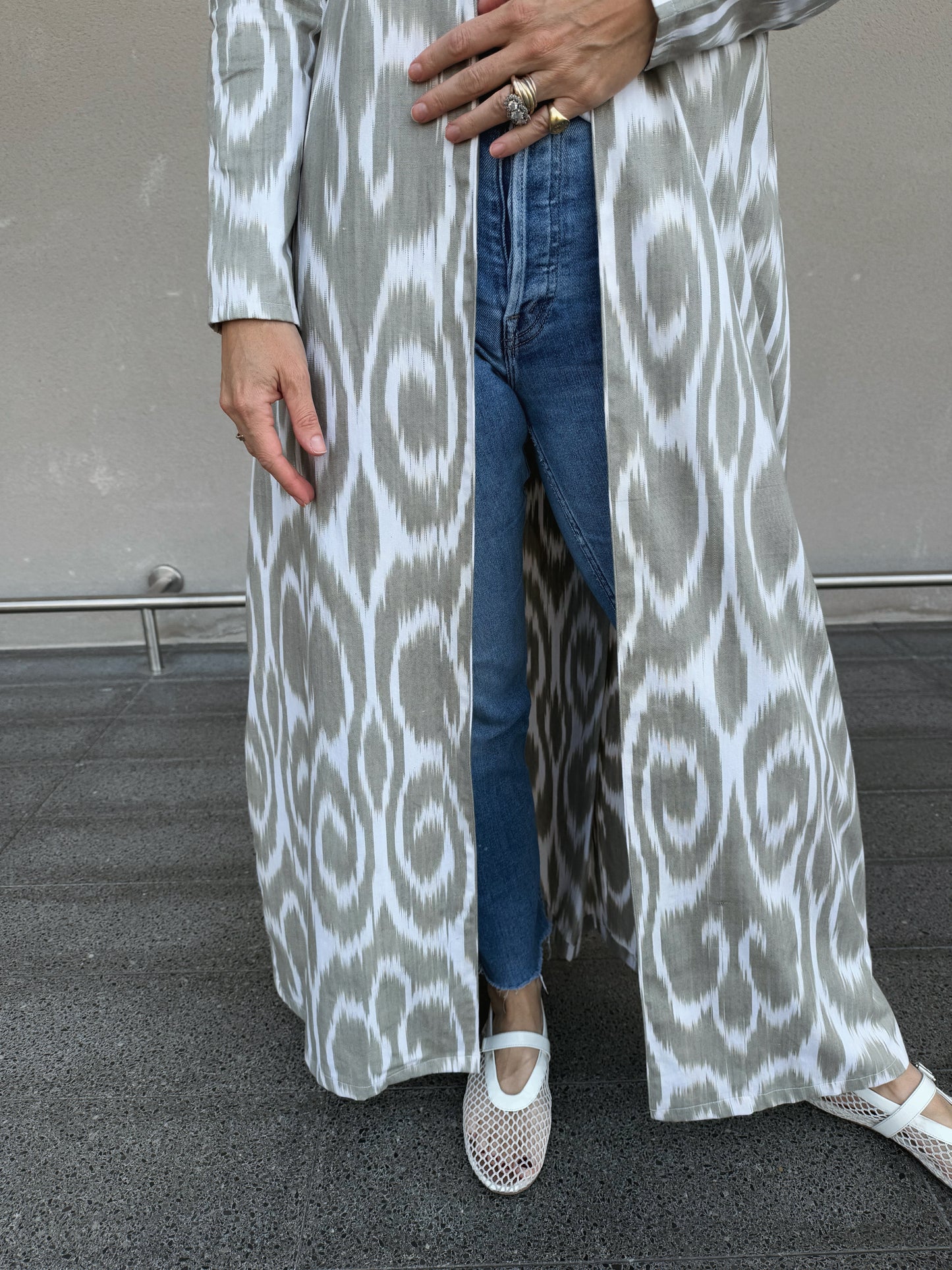 IKAT DRESS COAT