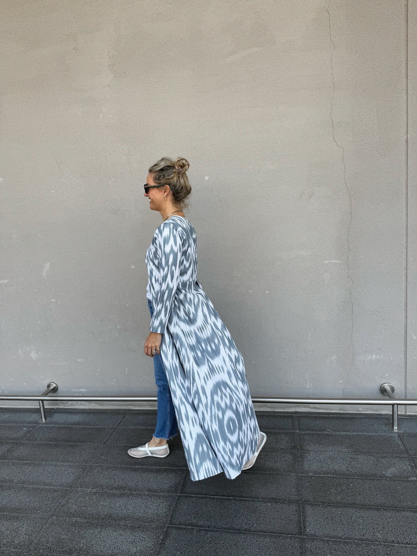 IKAT DRESS COAT