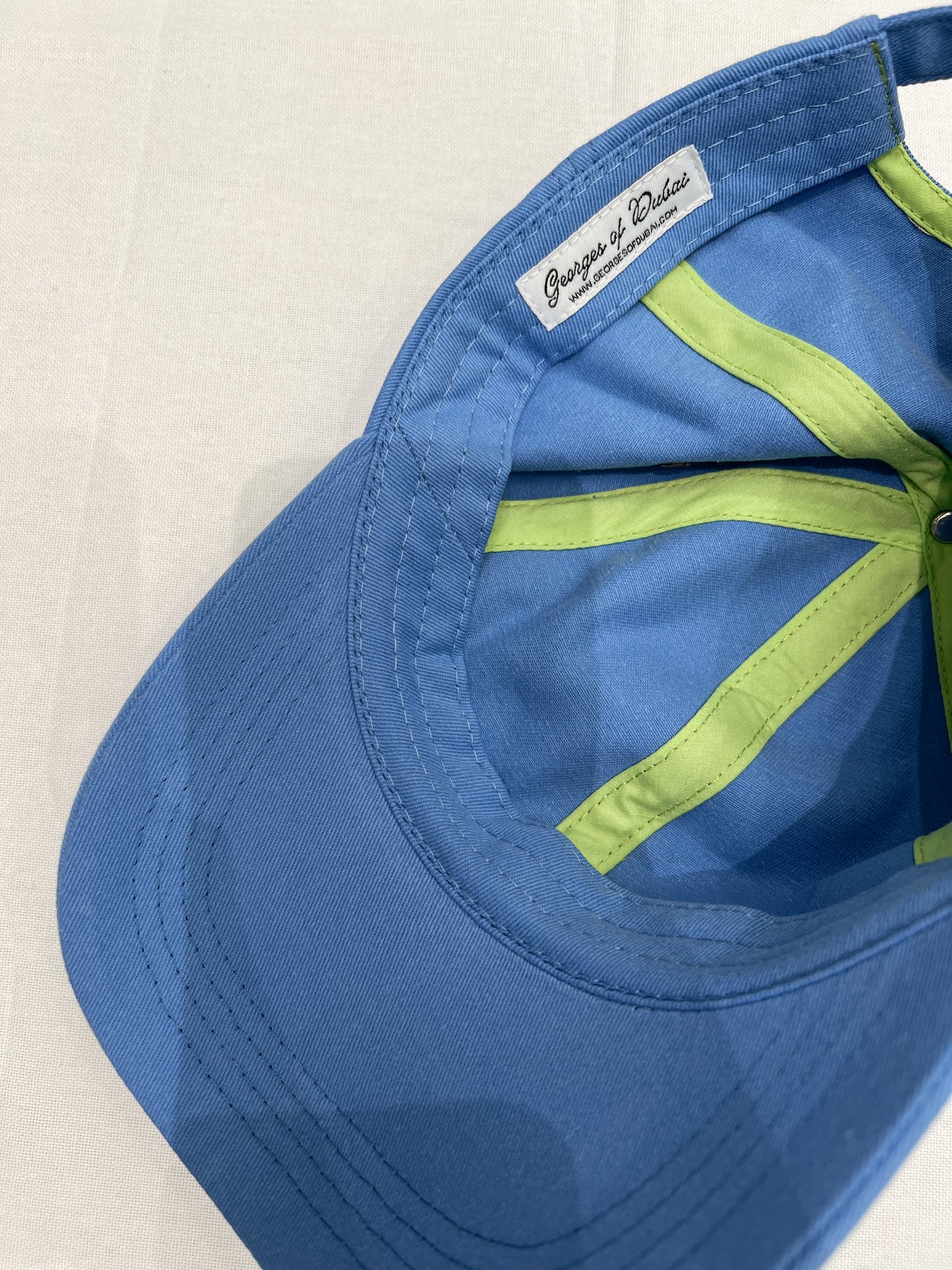 GEORGES OF DUBAI CAP - PACIFIC BLUE & NEON