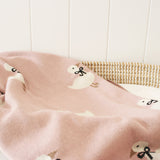 Duck Baby Blanket - Petal