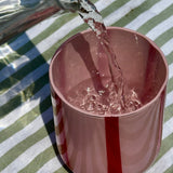 Atina Glassware - Pink/Red