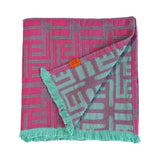 Kuba Summer Beach Towel - Fuchsia