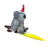 Christmas Ornament - Koala with Surfboard