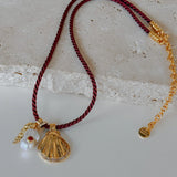 Dreamtide Necklace in Burgundy
