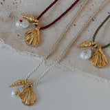 Dreamtide Necklace in Burgundy