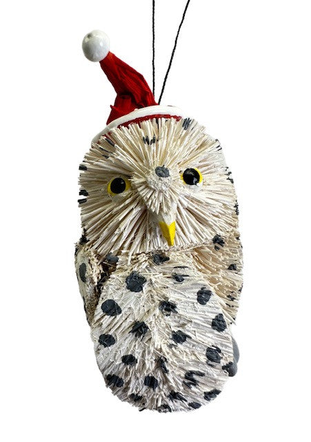 CHRISTMAS ORNAMENT - WHITE OWL