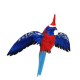 Christmas Ornament - Crimson Rosella with Wings