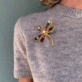 Dragonfly Brooch - Multicolor