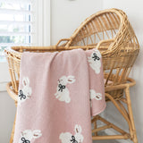Baby Bunny Blanket - Petal