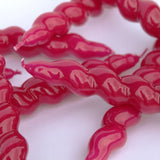 Spiral Taper Candle - Magenta