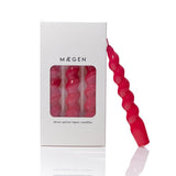 Spiral Taper Candle - Magenta