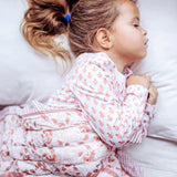 Organic Kids Pyjama - Pink City