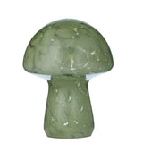 Mushroom Glass LED Lamp - Green