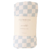 Muslin Swaddle - Blue Check