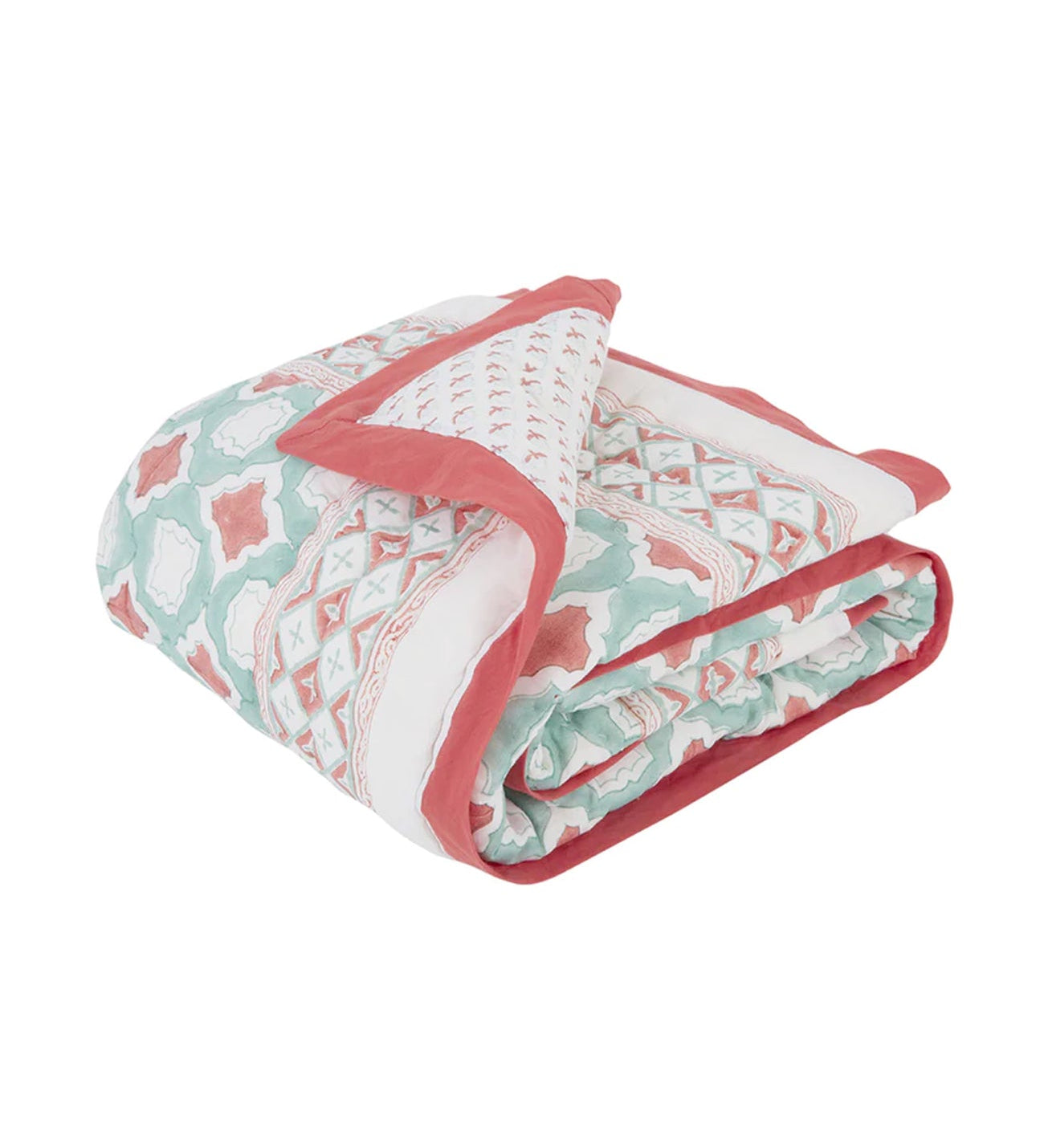 Miami Baby Hand Blockprinted Quilt